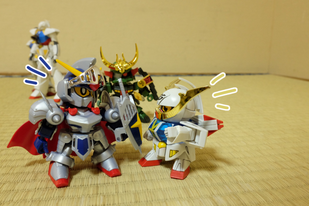 武者∀:優しい人たちでよかったですねえ
騎士:そうだな、良かった良かった
殺駆:… …。