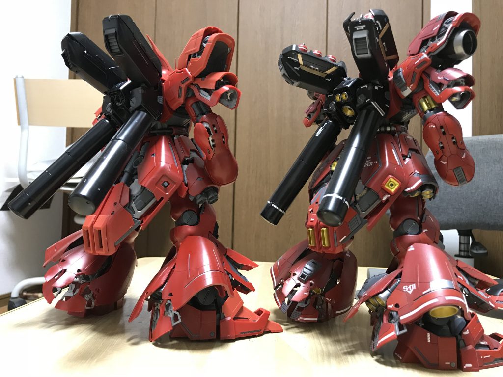 1番お気に入りの2体並べてのバックショットは圧巻です。