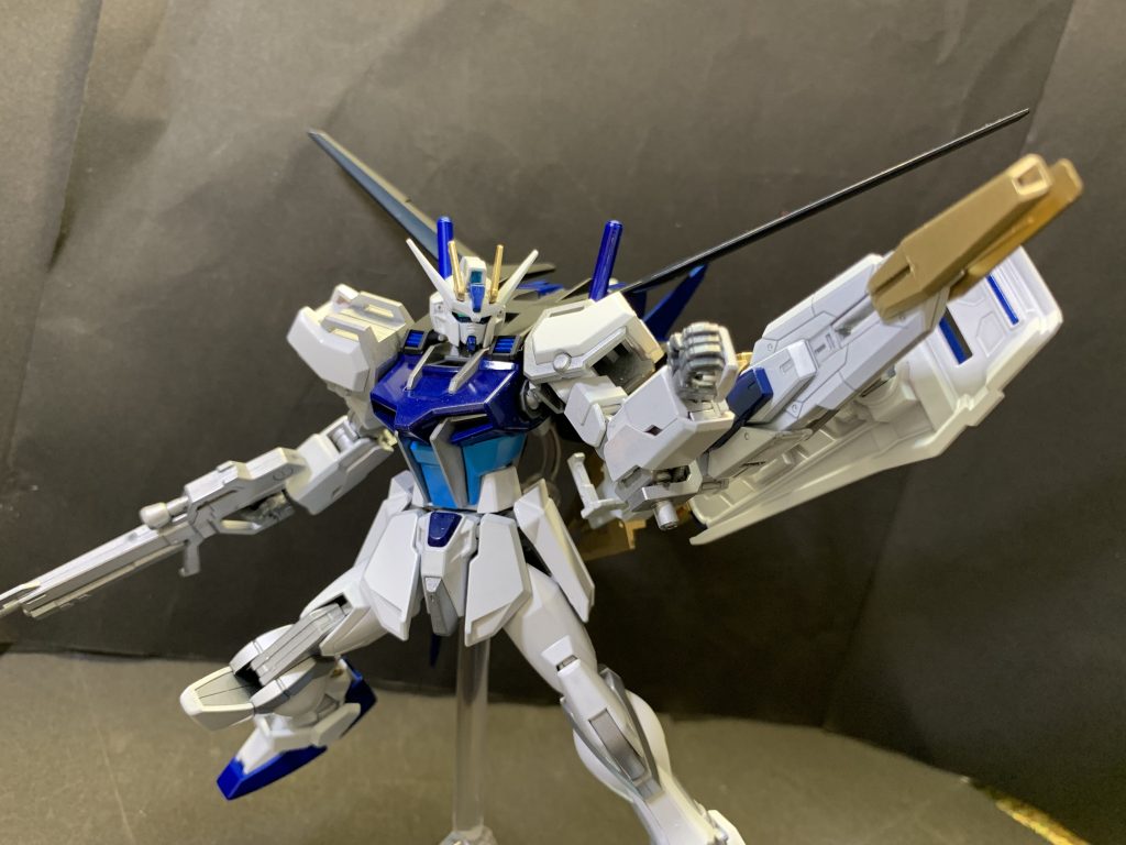 超高インパルス砲「アグニ」。ランチャーストライカーのものより小型化しているため火力はやや落ちているが必要十分であろう。