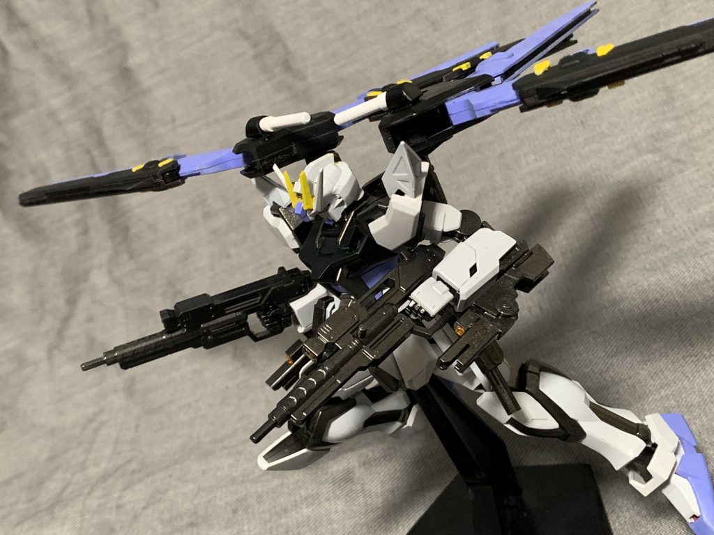 ホバリング形態
これはフリーダムの形態ではないものであり
エールストライカーなどに近い形態である横などに水平飛行などを行えるなどでハイマットとは使い分けたいが操縦難易度は高いものになる