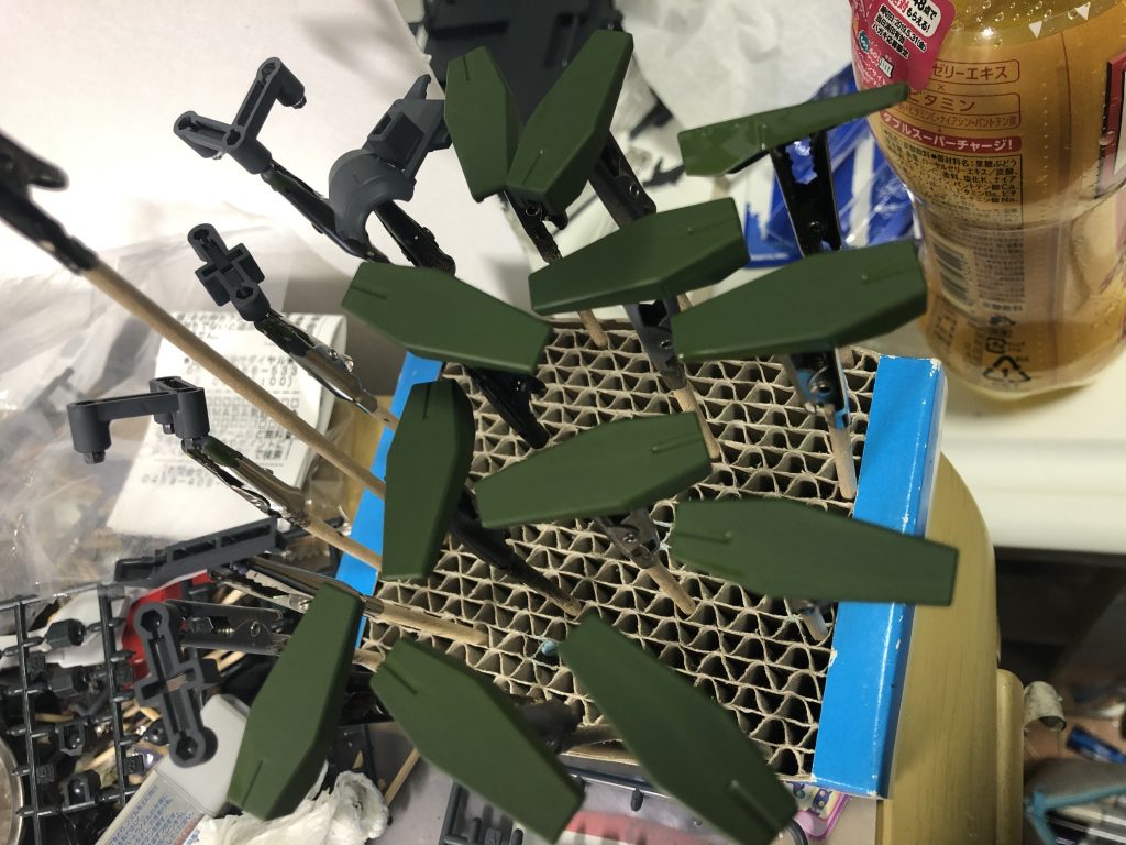 こんなにも同じ物を塗ったのは初めてです