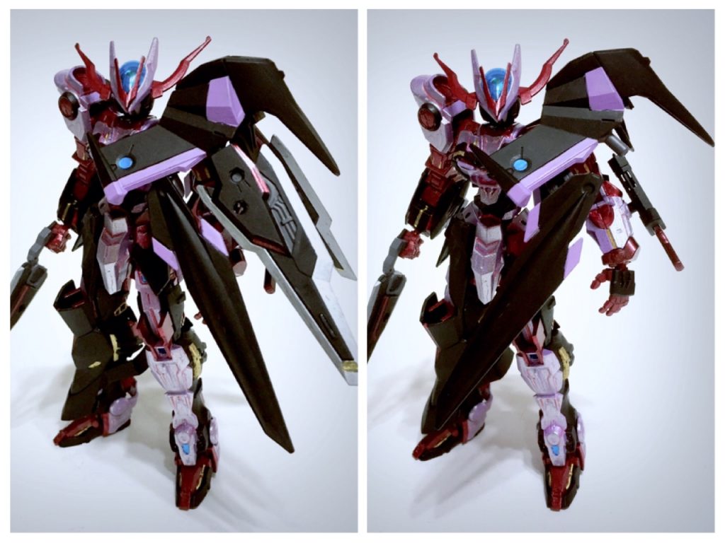 リネイムのDエクステンション改。ブレイドガンのショートタイプが2つ着きます。着脱でシルエットが変わり楽しい♪ またこのショートタイプをカタール二刀流にできるのですが写真撮り忘れた…