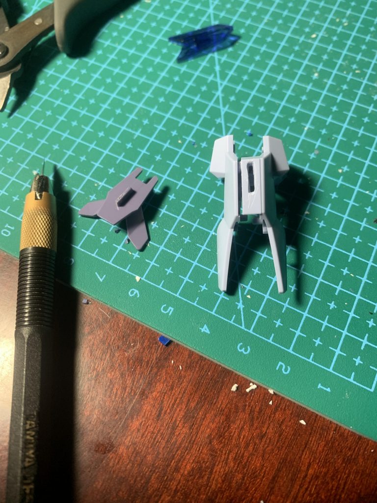 膝部に追加装甲