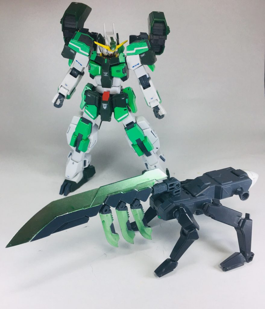 GNドックパック。
可愛いワンコだけど、GNドライブを搭載しており、単騎でもトランザム可能。
ハロが動かしていると思われる。