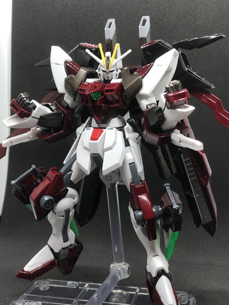 貯蔵した全粒子を最大限に解放する、オーバードライブ形態発動時のポージング的な。
システム名は『アポカリュプス』と厨二病全開。