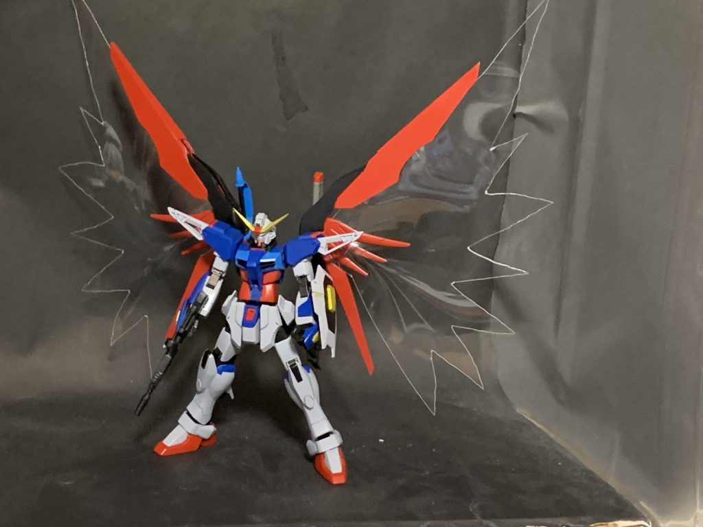 光の翼はちゃっかり本体以上に切り出しに苦戦してました。