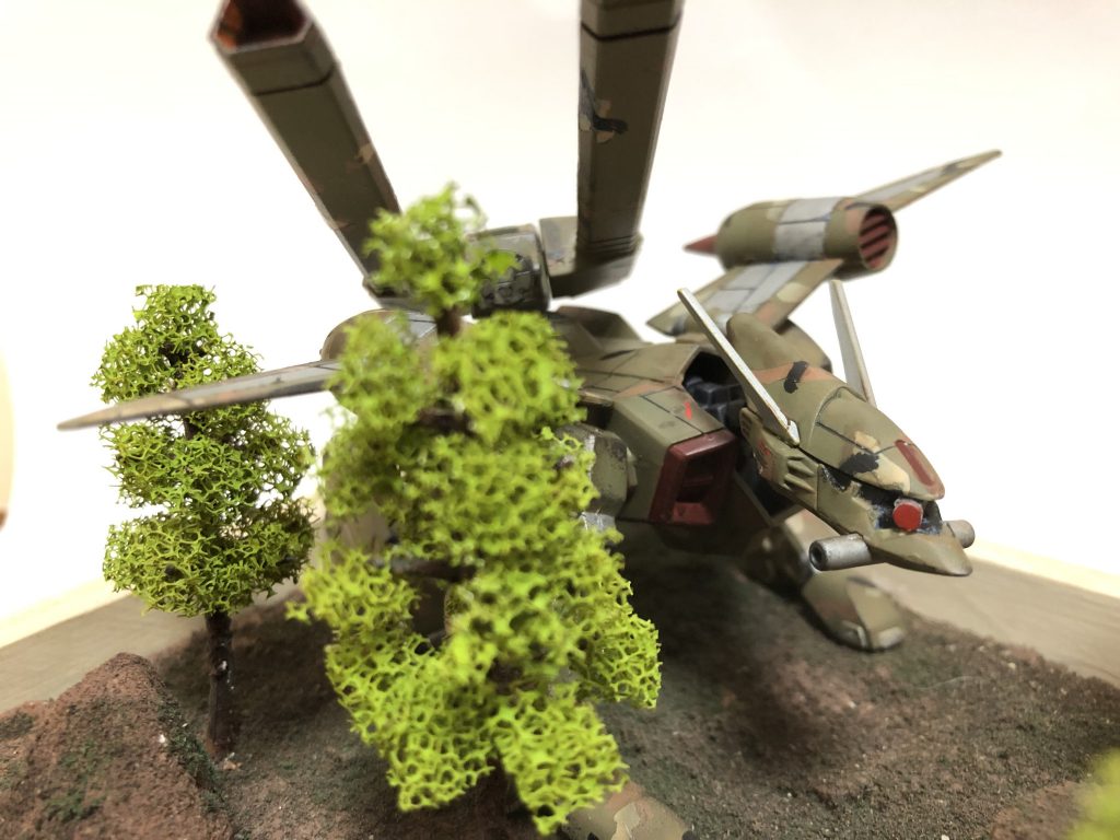 ジオラマと合わせた状態です。