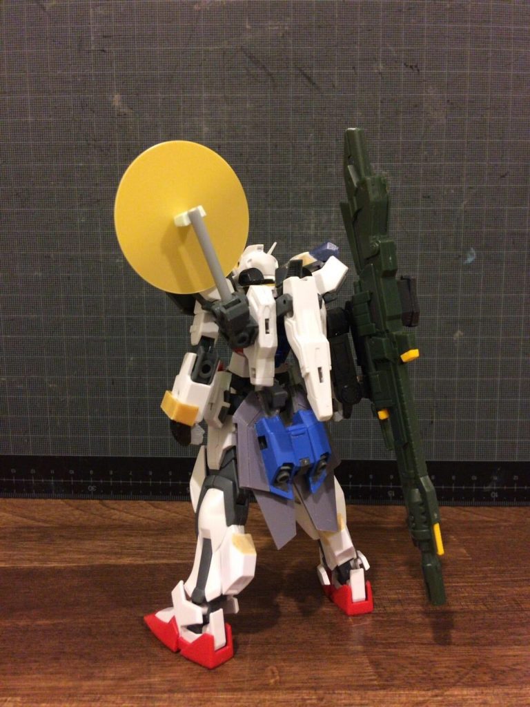 ・リアアーマー
    HGデルタプラス
    RG OO
・脚部
    HGデルタプラス(デルタカイの余剰)
   HGビルスト
スラスターとアームにブキヤ製パーツを使用しています。
※画像は最初期のものなので一部パーツが違います