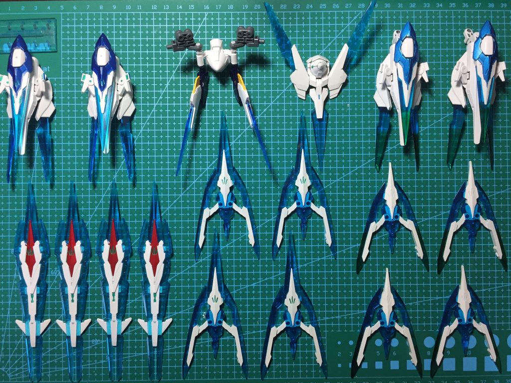 クリアパーツの武装は憧れでした!