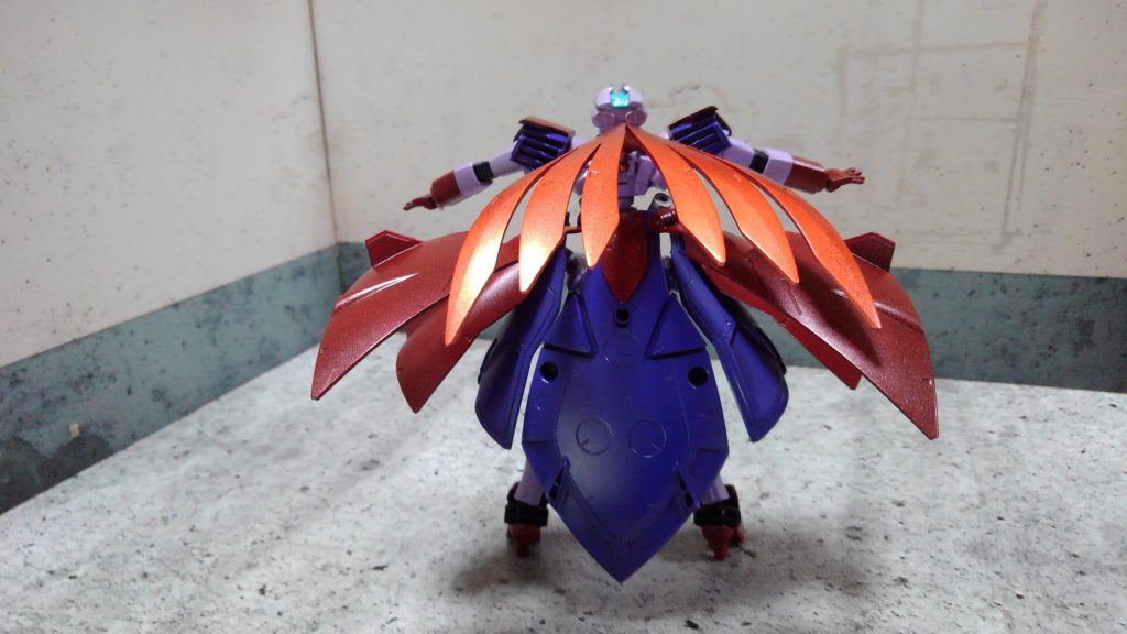 スカート展開状態(背面)です。