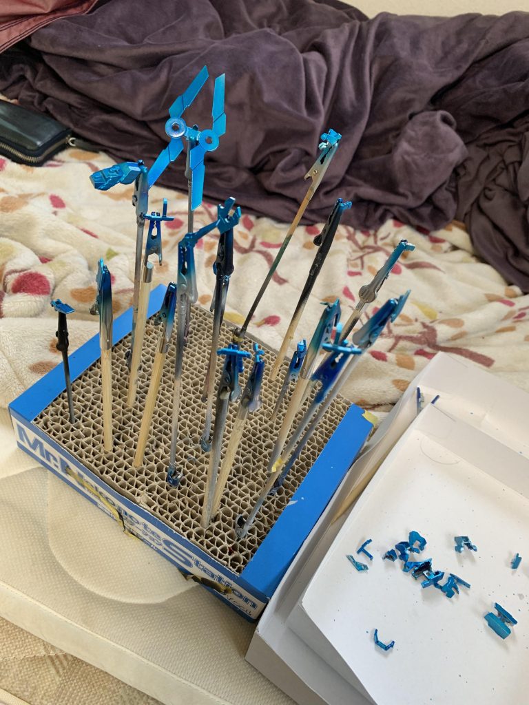 初のキャンディです
結構何回かやり直しもしました泣
塗装の時バラすところ多くてしばらくフルサイコフレームは塗装したくない泣