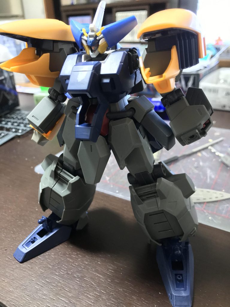 肩にメタスのパーツを、あとはグスタフカールそのままです。