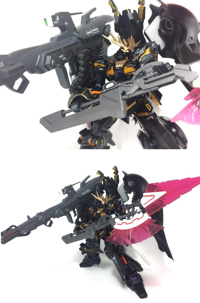 パイロットは意識を取り戻したマリーダ・クルス。
だが意識を失って暴走した事が原因なのか乗り込んだ際はプルトゥエルブとして行動する。
再び暴走する可能性が懸念されたがジンネマンをマスターしてはっきり認識しており安定している。
まもなくユニコーンガンダムが指し示した最終座標であるメガラニカ…
袂を分けたネオジオンとの最終決戦に向けそれぞれのユニコーンガンダムに向かうバナージとマリーダ。
バナージはマリーダがバンシィに乗り込む前にマリーダと瓜二つの少女の幻影を見る。
その幻影はバナージに振り向き、
*「安心しな、もう二度と妹をマシーンには取り込ませないよ」*
そう呟くとバンシィを包むように消えた…