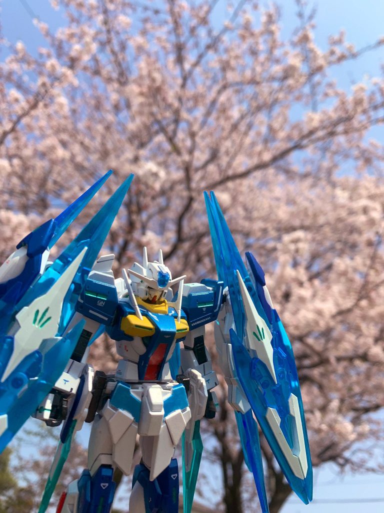 桜🌸をバックに!