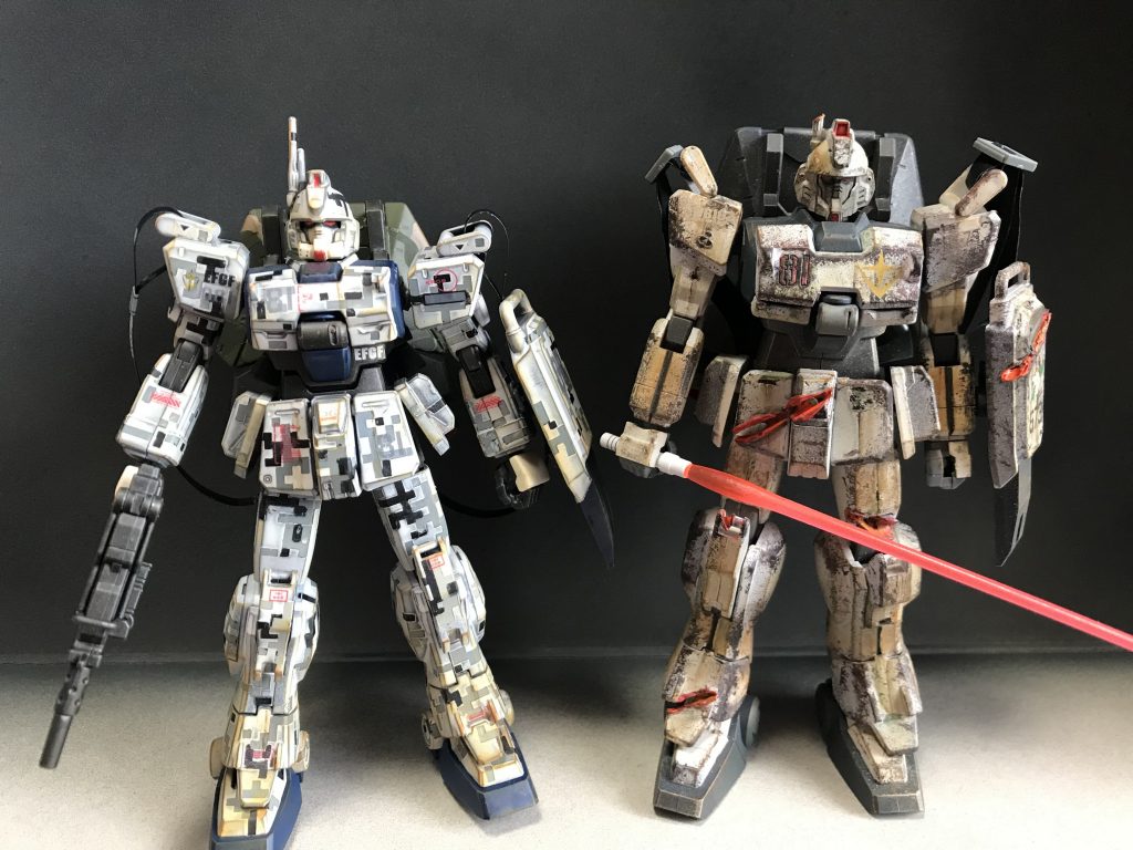 完璧に合わせ目消すの忘れてました笑まぁいいか笑Ez8 組み立て安いしおススメです!是非作ってない方は!^_^