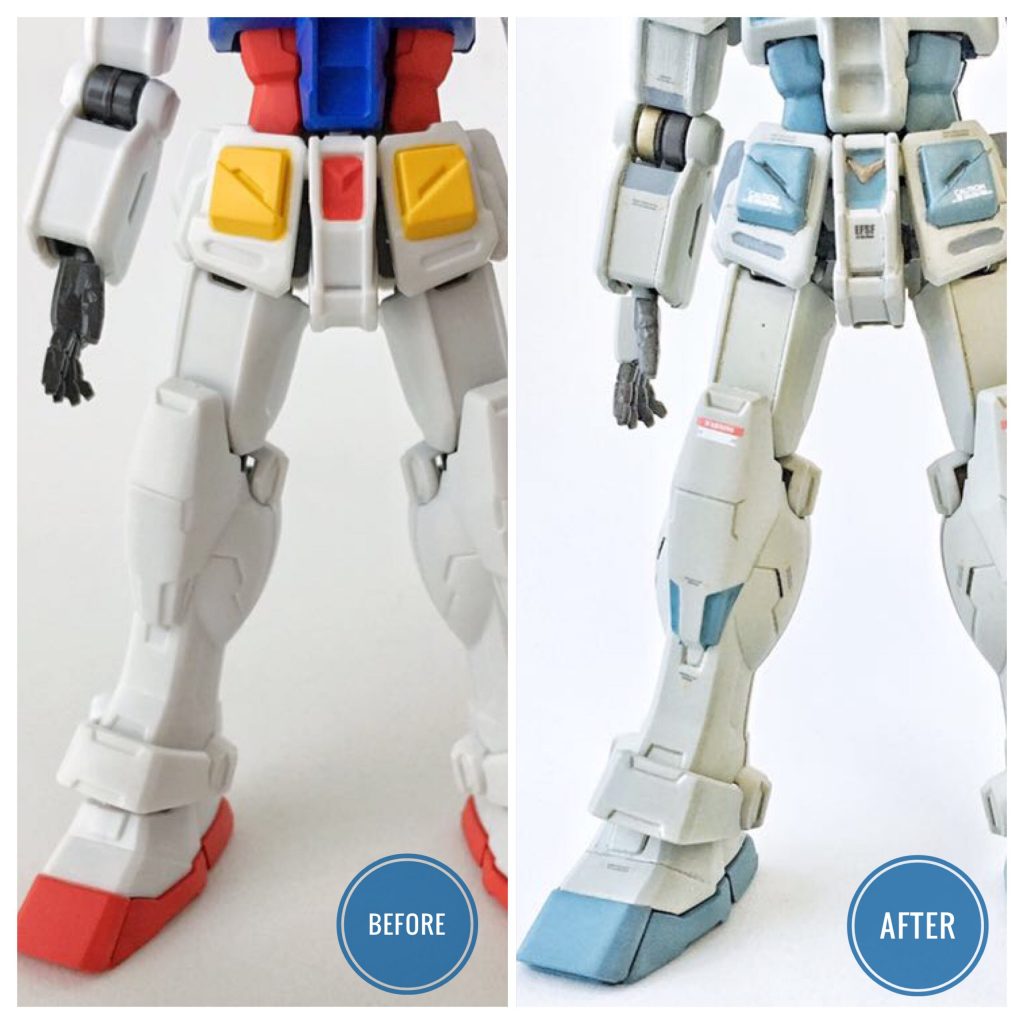 Before & After・下半身