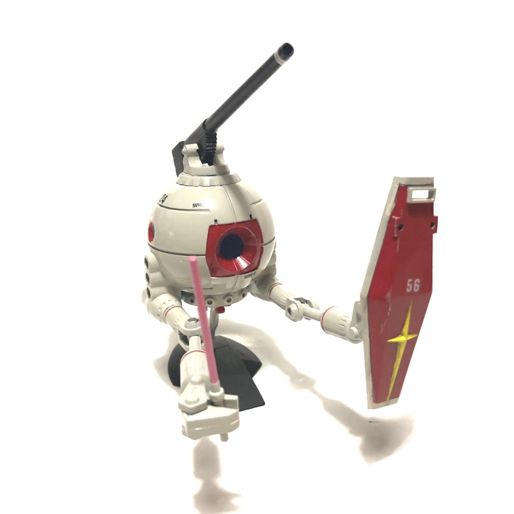 ボールフル装備
 
おっ！
我ながらコレはイイ！
 
機体を完全に覆うガンダムシールド！

ありえない角度に振ることの出来るビームサーベル

有効射程距離260kmのガンタンクと同じ180mm低反動キャノン
 
そして物量。
 
ちょっとパイロットになっても良いかなってウッカリ思ってしまった☆