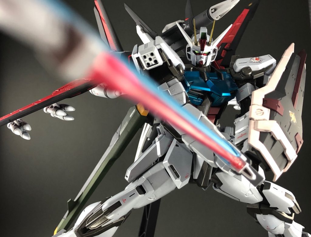 大張一刀流的ポーズでキメ!
最後までご覧いただきありがとうございました!
ミキシングではみなさんに遠く及ばないので、今回は塗装で遊んでみました。
コンテスト関係無しに、評価していただけるとモチベーションに繋がるので、何卒よろしくお願いします!