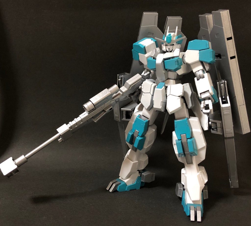 メイン武装2 GN-Tスナイパーマグナム。。。
色々なパーツを切り貼りして作りました(๑˃̵ᴗ˂̵)