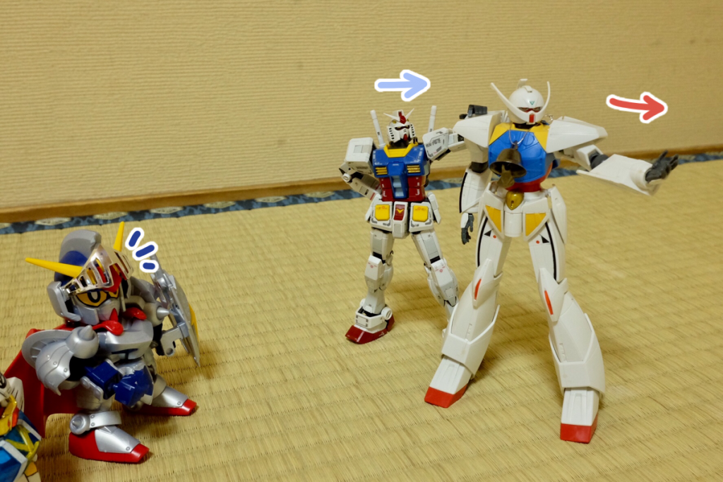 ∀:あのね、あっちで殺駆頭くんを探してる機体がいたよ!  行ってあげて
ダム:あー、そういやそうだったなあ
騎士:なに、そうなのか