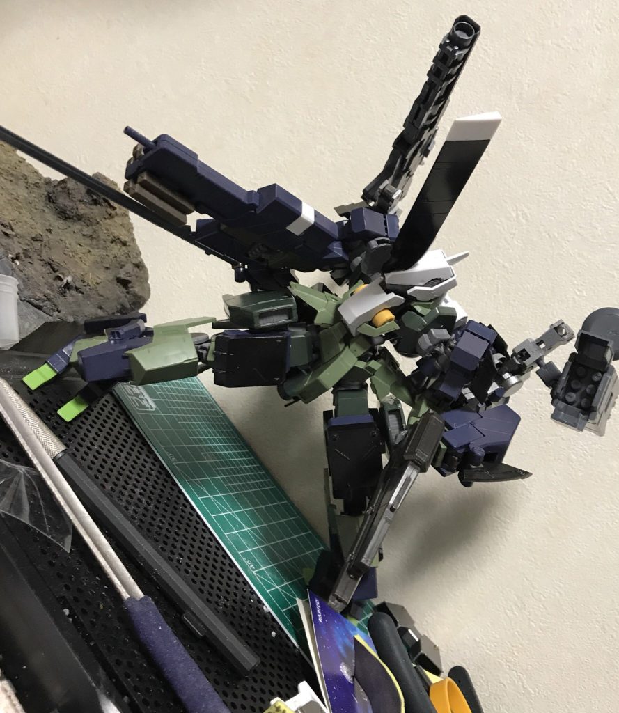 塗装前 案外ほとんどグレイズです