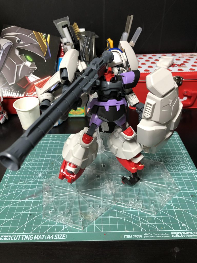 仮組、初期案。
ラジエーターシールド持ってます。
なんかくどいなぁと思い始めた頃。