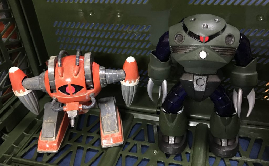 旧キットズゴックと並べて