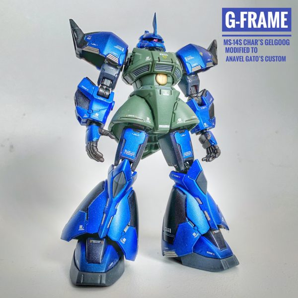 食玩 Gフレーム シャア専用ゲルググ（アナベル・ガトー専用機化）｜@HRD_plus_A3さんのガンプラ作品｜GUNSTA（ガンスタ）