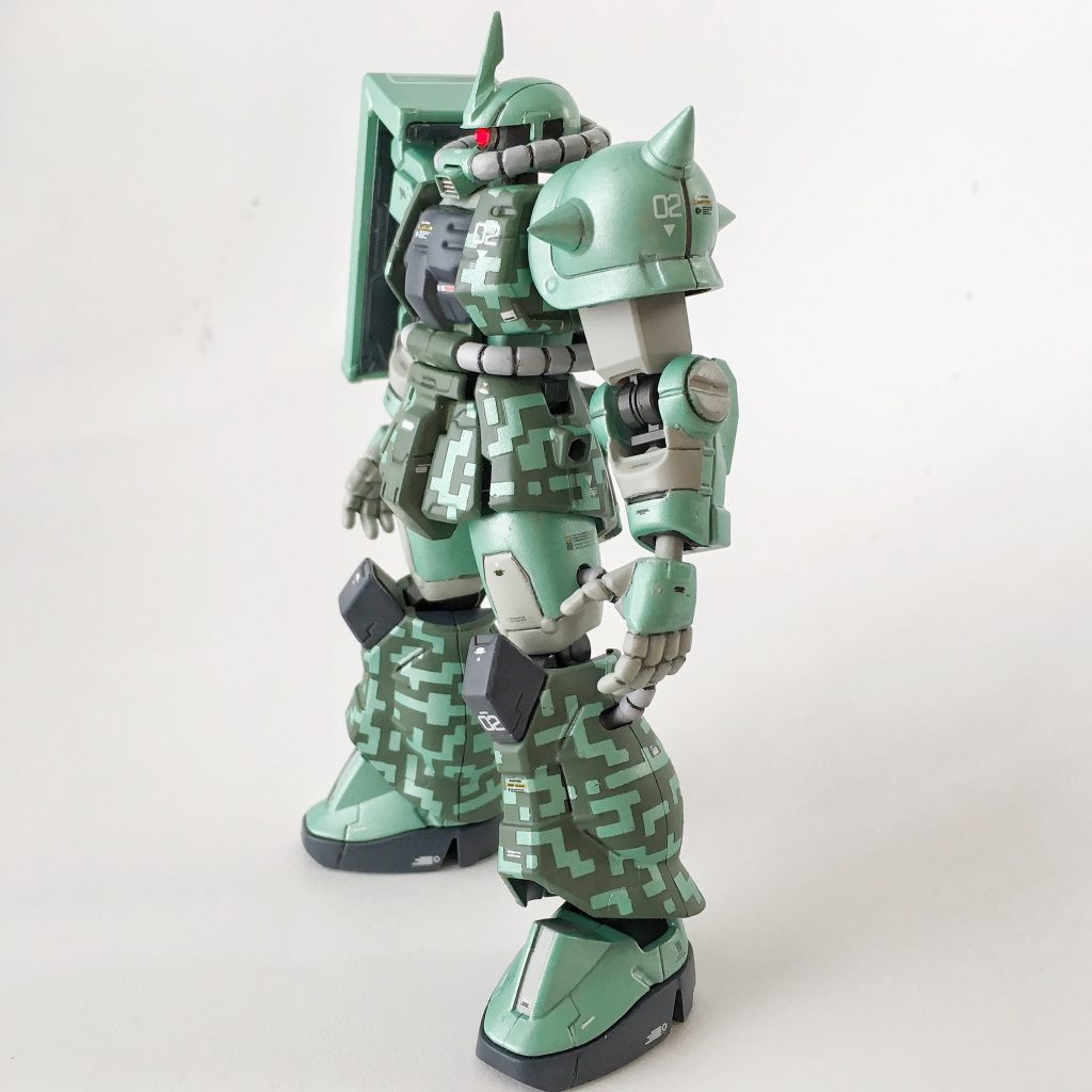 素立ち・左斜め45度