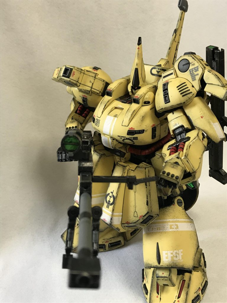 MG 1/100 ジO ウェザリング–9枚目/制作者：@gyuuuutora