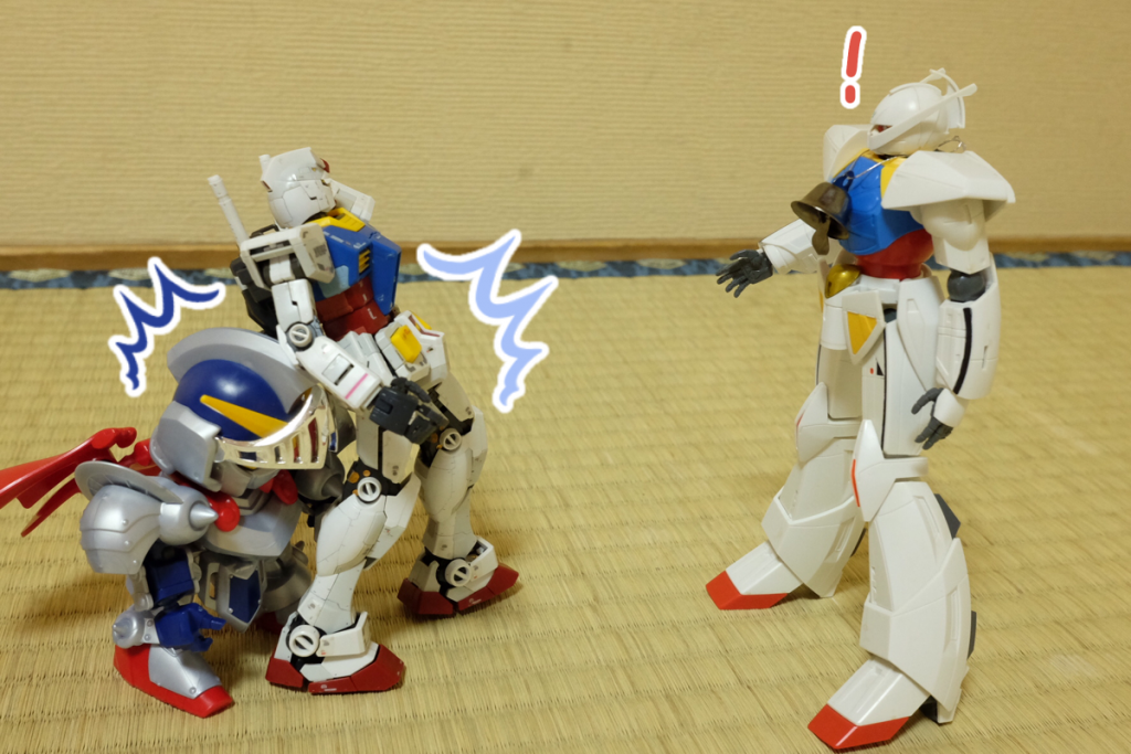 騎士:あ゛う゛っ゛
ダム:グァッ!
∀:えっ、なに?