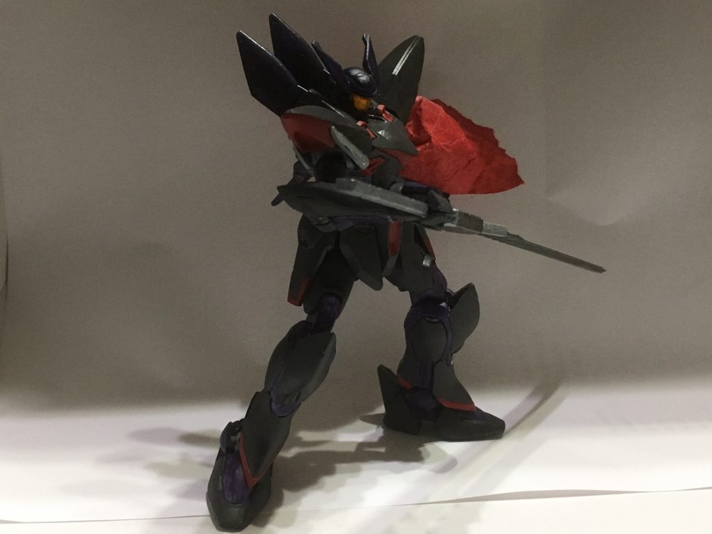 アルカディア帝国における最上位機種 レギンレイヴと呼ばれる物をベースに作られたワンオフ機となっております。
実際にはブリッツとブレイヴのミキシングです。