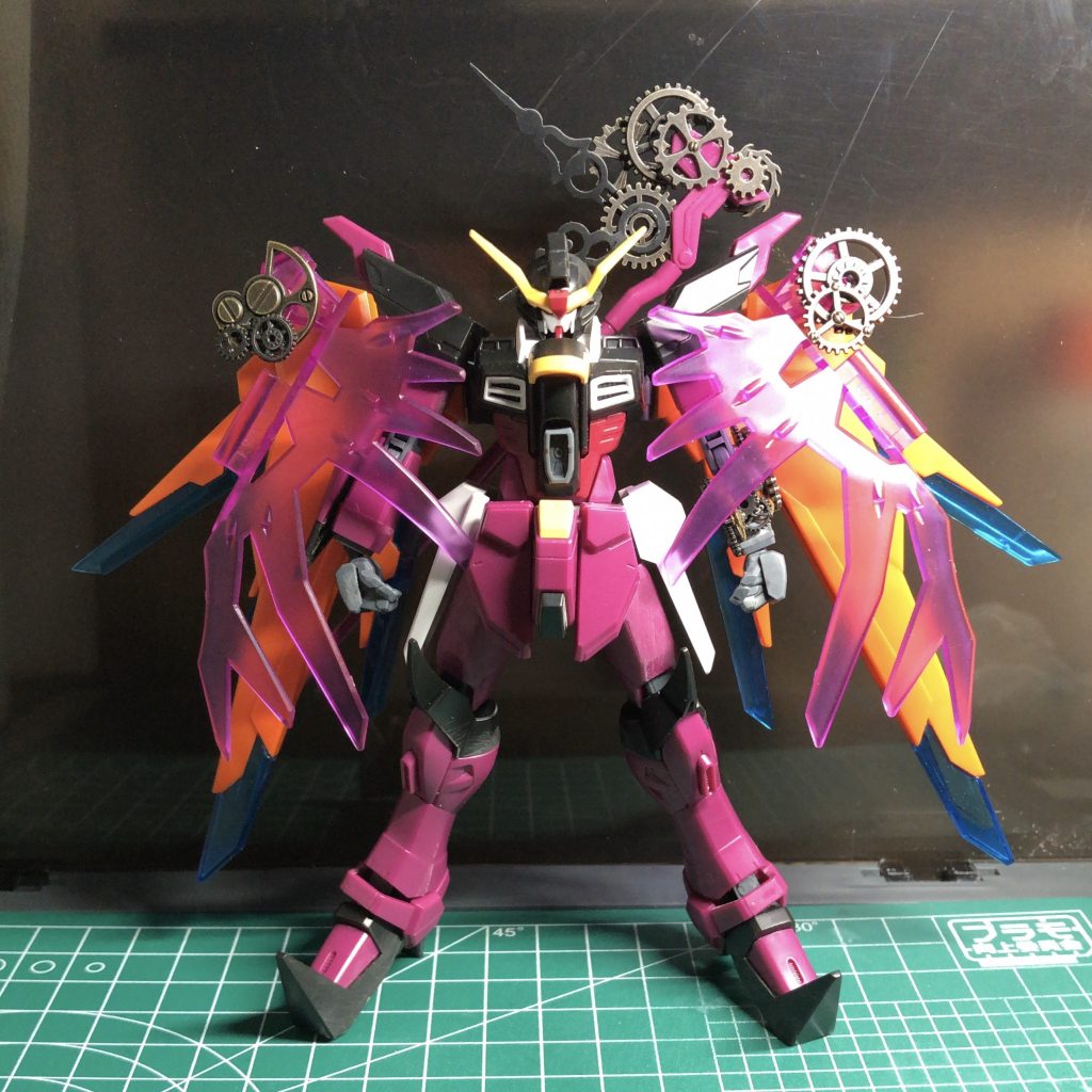 サフ前
紫の羽根はゾイドのパーツです(^^)