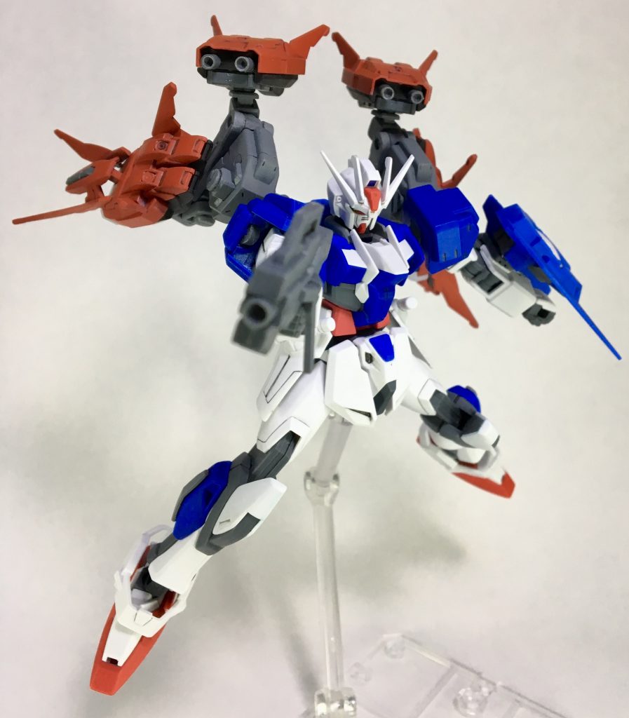 ガンポッドを本体連結してフルバースト。