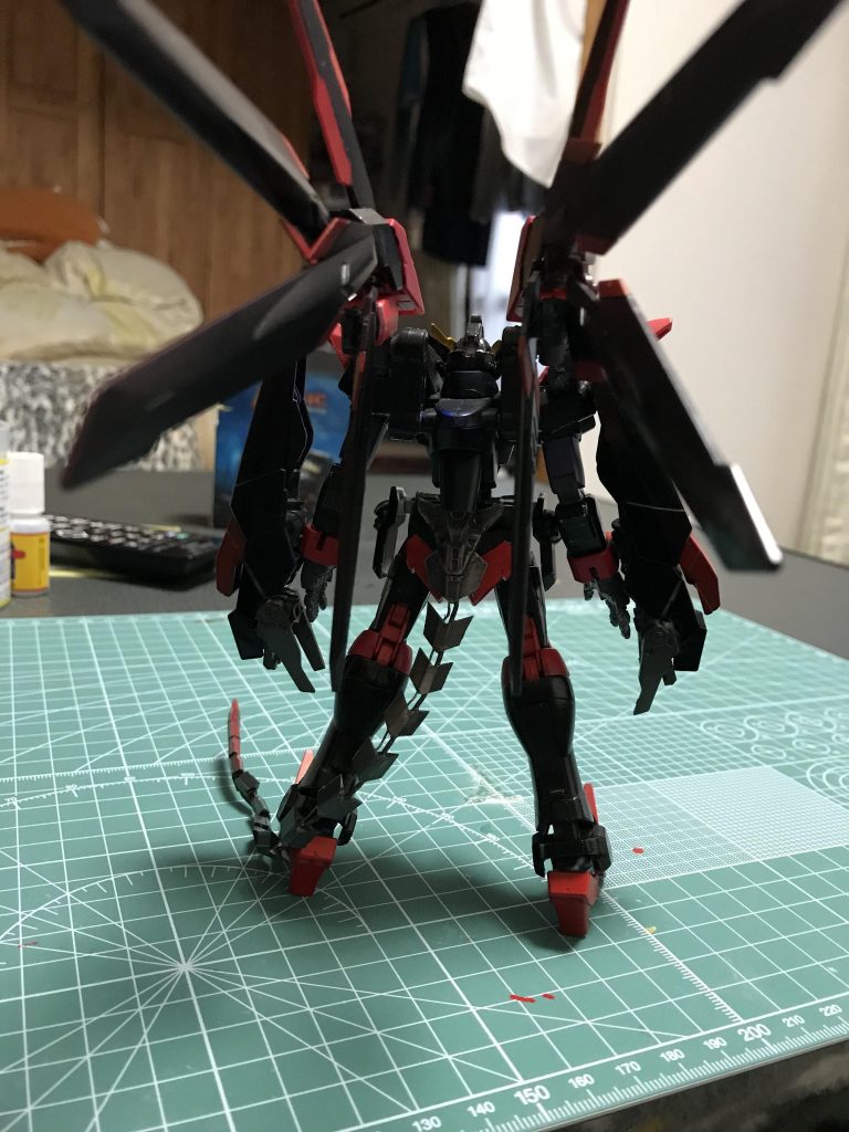 ウィングのミキシングを駆使してつけれるだけつけてボリュームあげました