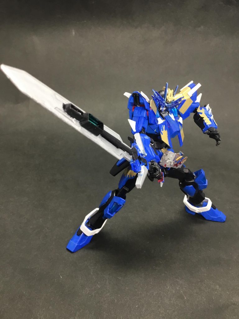 ビートクローザー**ダイバーエースのソードを切り貼りして作りました。