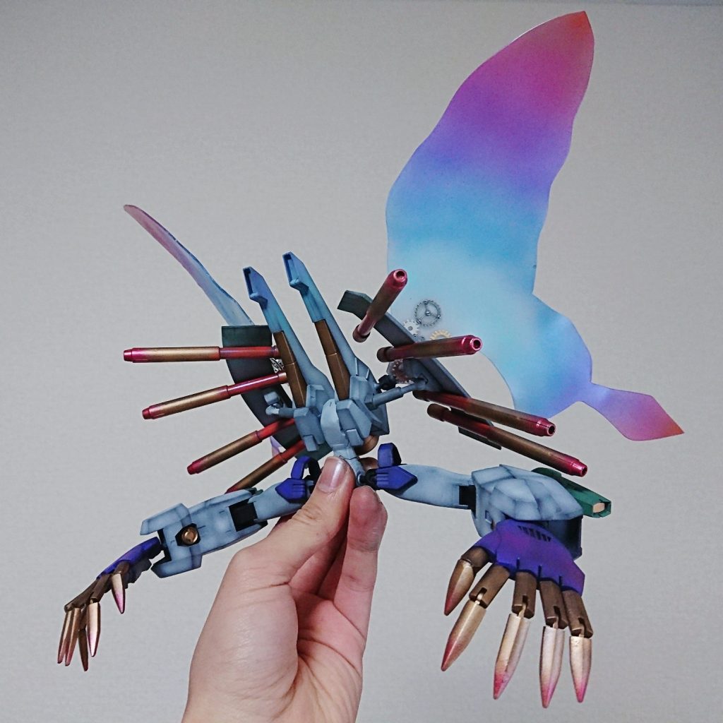 バックパックを塗装。