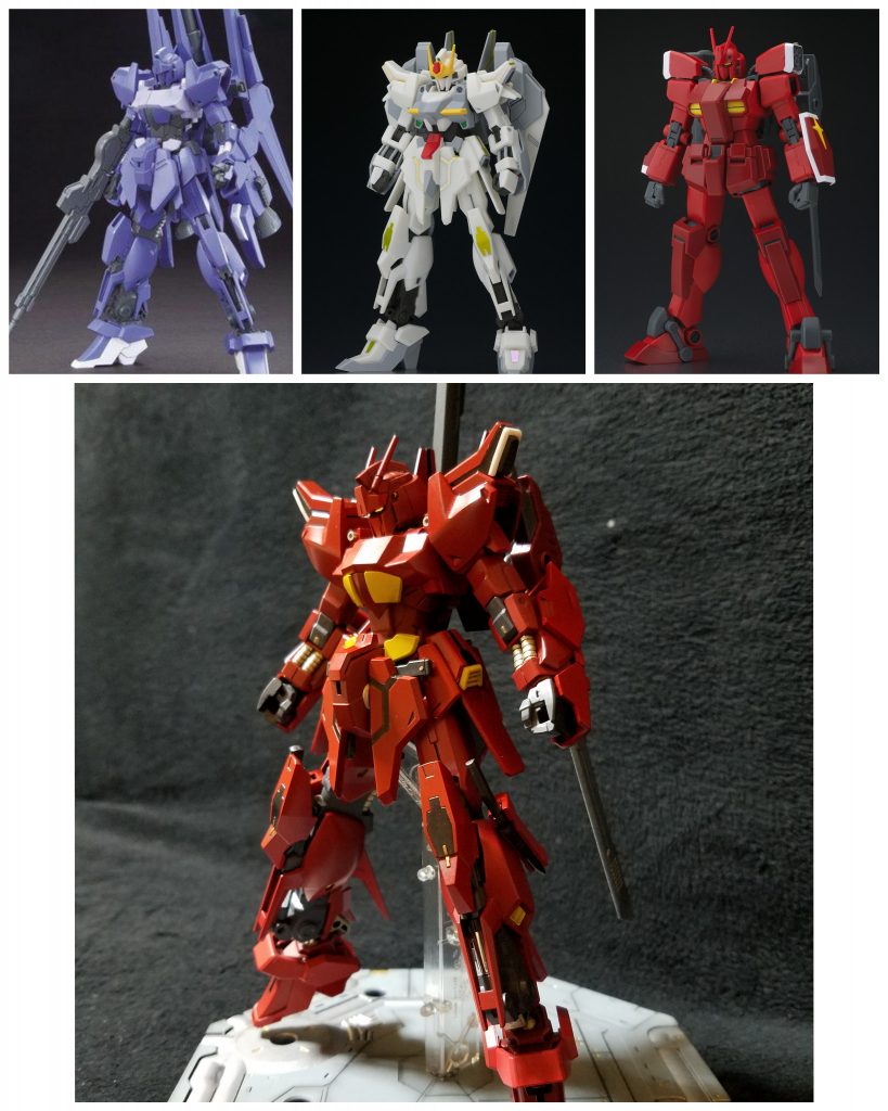 前の機体同様 ヴォワチュール・リュミエール を搭載した機体になります。
カラーは レッドウォーリア みたくしたかったので赤に。名前もウォーリアから 戦、レッドから 紅 をとりました(u_u)
1100万馬力の赤いやつ(ㆆ_ㆆ)
※3体の画像はネットから流用させてもらいました