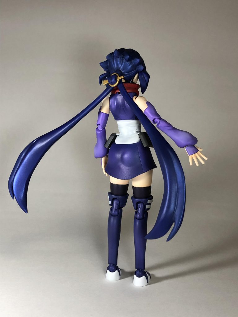 背面。髪の毛延長の効果が分かり易いかと思います。