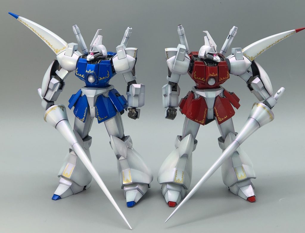 塗装レシピ
・白:ベースグレー→ガイアEXホワイトをグラデーション→PIGMENTアークティックファイヤー