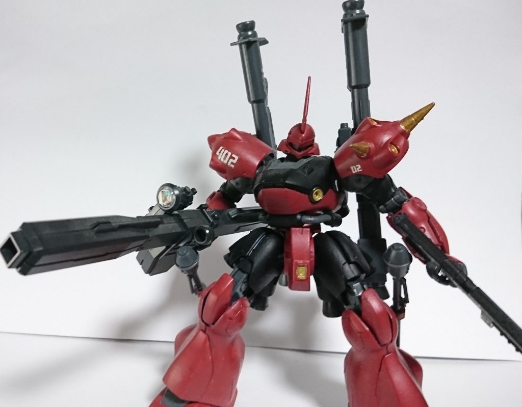 武器追加した以外はとくに改造なし　両肩ニードルｱｰﾏｰにしても良かったかなと