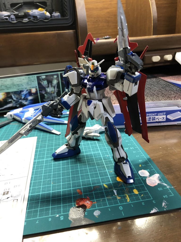 速度重視のウィングパック。この装備の時はスピードを活かす為、2拳銃、二刀流で手数で攻めていきます。