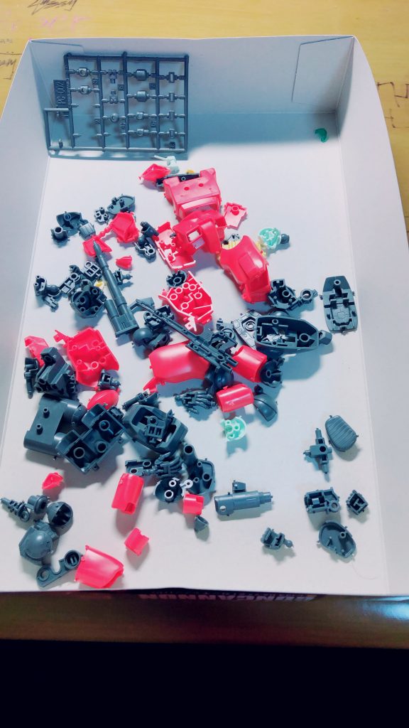 ゲート処理…
パーツの少なさに驚きです。