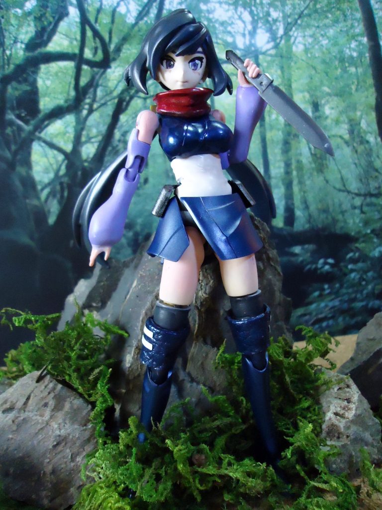 小顔化、フレガパーツの下半身とのミキシングでモデル体型に!