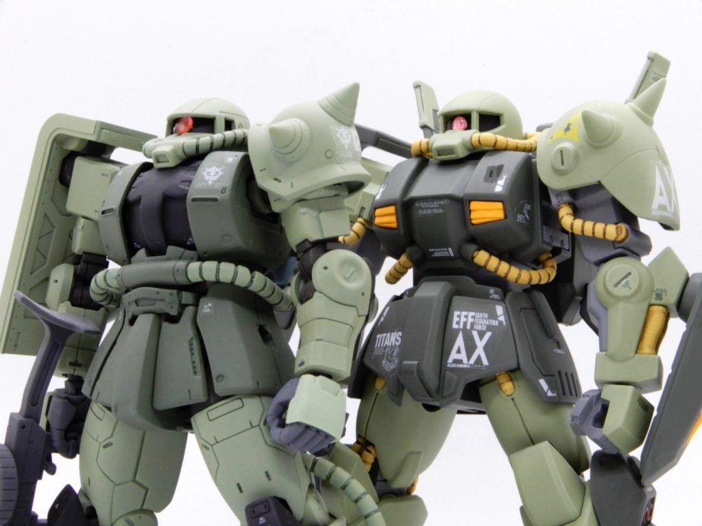 こういうことがしたかった。ハイザックの華、連邦胸ダクトが目立っていい気分です。