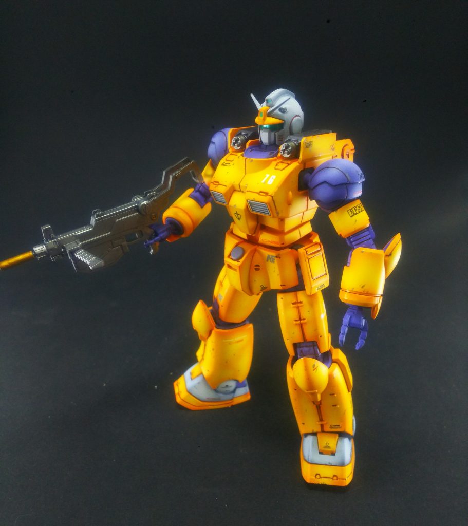 劇中最弱？のMS、ガンキャノンテストタイプとなります。