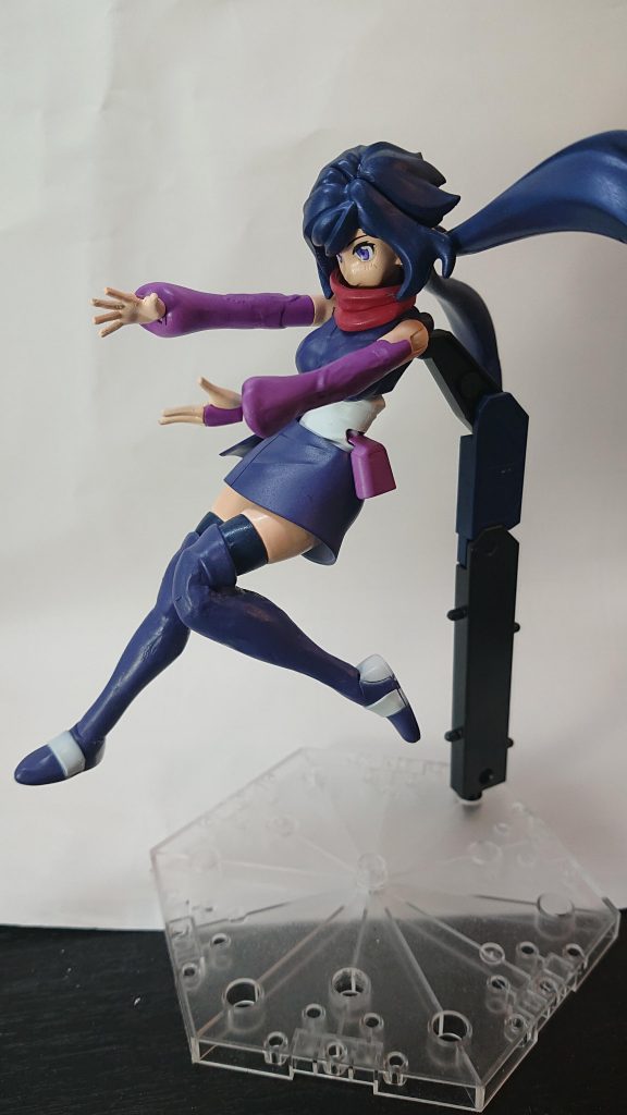 忍術使おうと笑顔でチャクラを練ってるアヤメさん(笑)