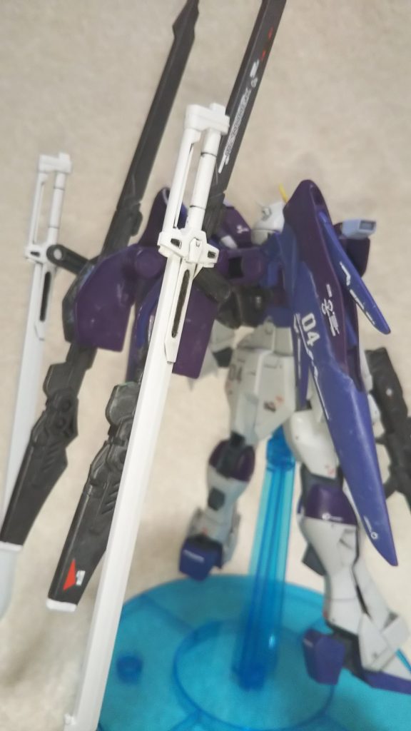 背部シルエットはほとんど手を加えていません。デカール等で情報量をアップしています。