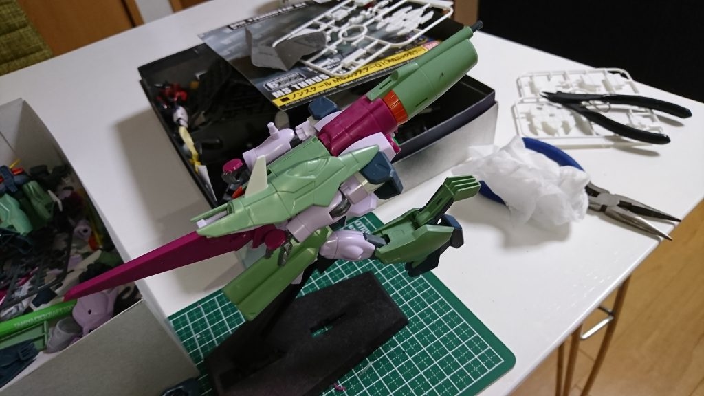 筒の部分がね！重なるようにすんのが一番時間かかった！