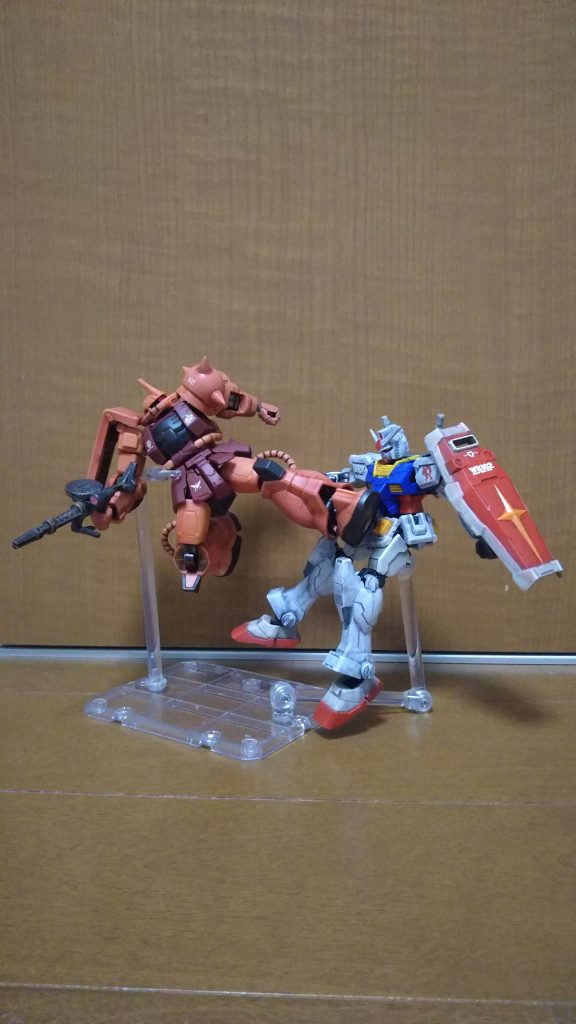 魂ステージを使ってポージング。